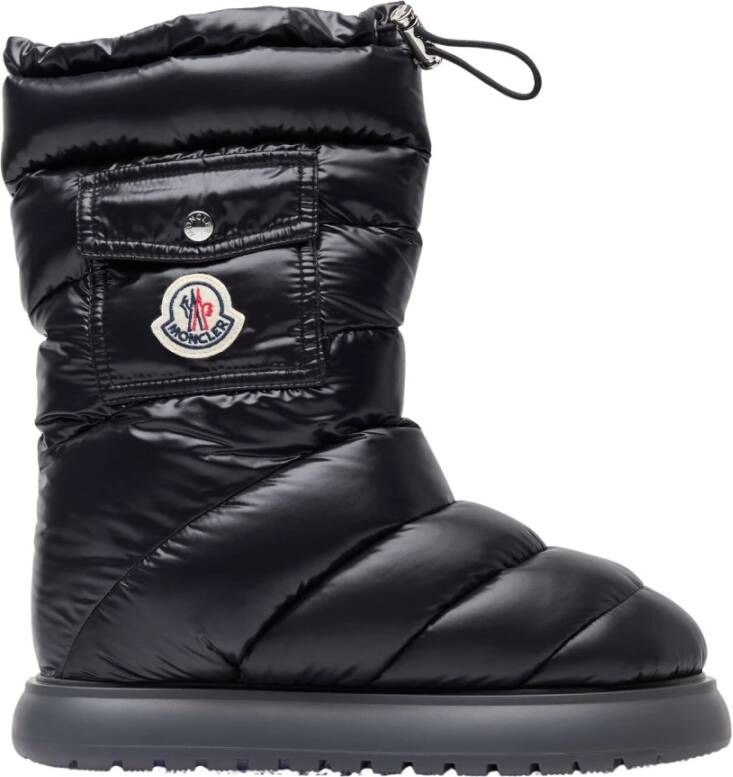 Moncler Sneeuwlaarzen met zak en trekkoord Black Dames