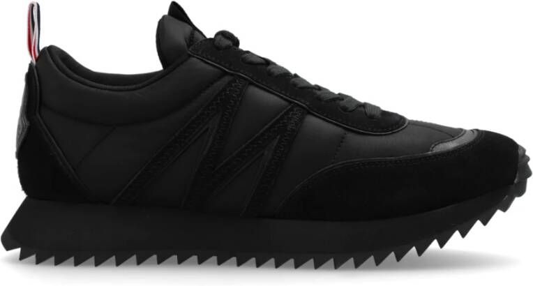 Moncler Gewatteerde Lage Top Sneakers Zwart Black Heren