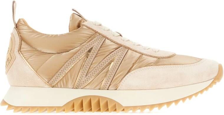 Moncler Stijlvolle Sneakers voor dagelijks gebruik Beige Dames