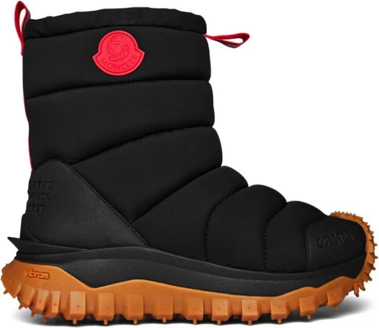 Moncler Trailgrip Apres Sneeuwlaarzen Zwart Logo Black Heren