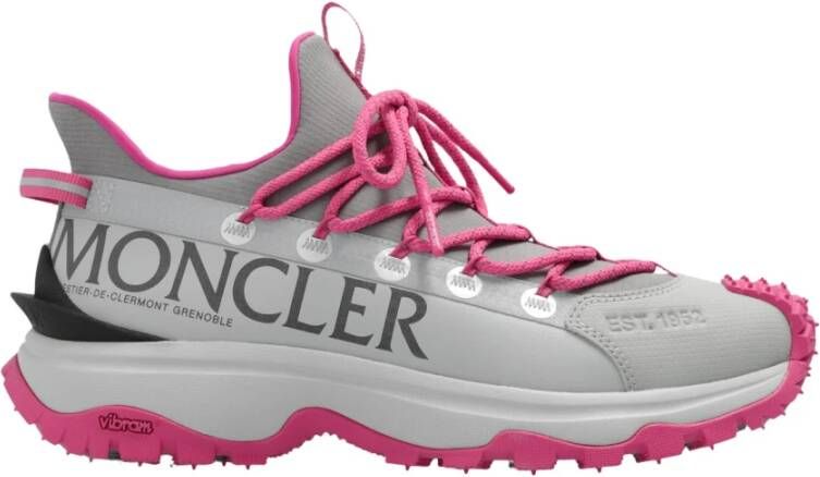 Moncler Lite 2 Trailgrip Sneakers Grijs Roze Multicolor Dames