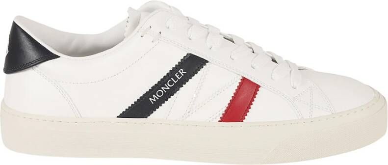 Moncler Witte lage sneakers White Heren