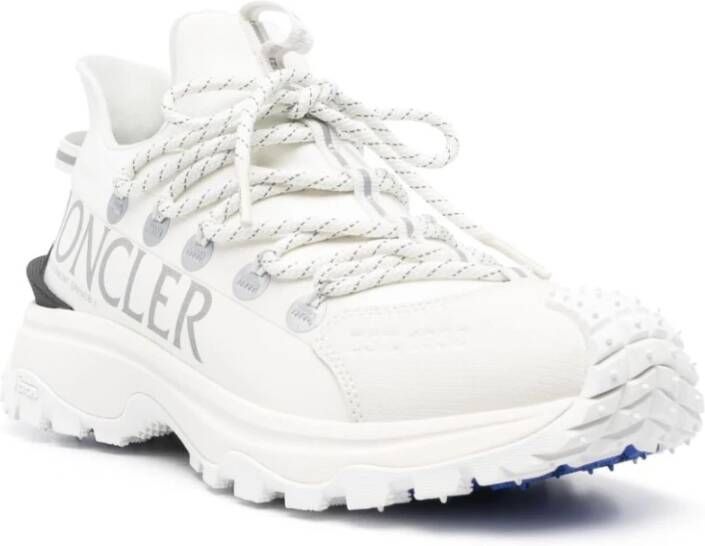 Moncler Ripstop Sneakers met Vibram Megagrip Zool White Dames