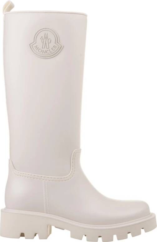 Moncler Witte Waterdichte Kniehoge Laarzen Kickstream White Dames