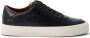 Moncler Zwarte Leren Lage Sneakers Black Heren - Thumbnail 1