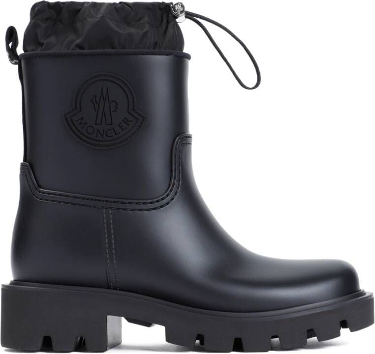 Moncler Zwarte Sneakers Stijlvolle Waterdichte Laarzen Black Dames