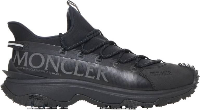 Moncler Zwarte Sneakers voor Mannen Black Heren