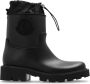 Moncler Zwarte Waterdichte Kicktream Regen Enkellaarzen Black Dames - Thumbnail 1