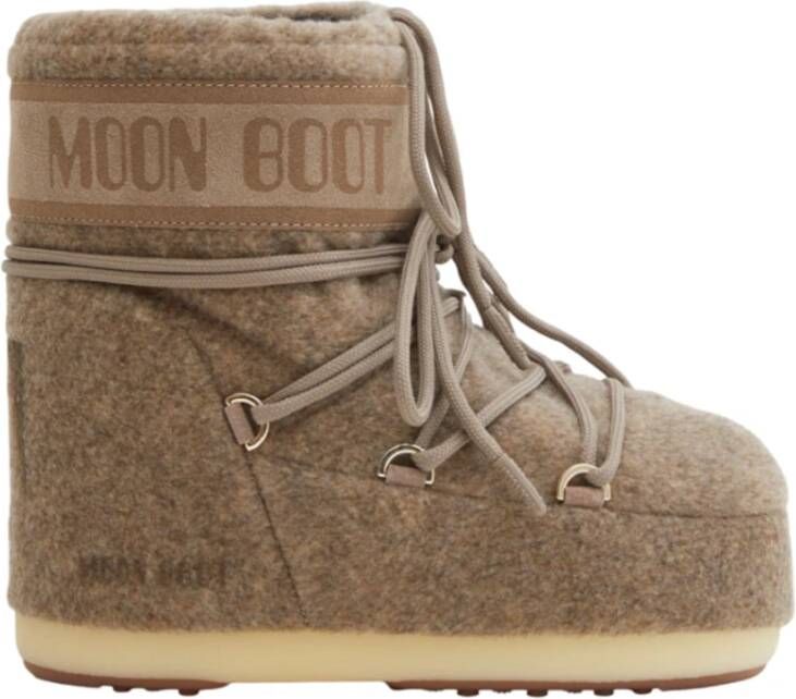 moon boot Beige Vilt Icon Low Laarzen Beige Dames