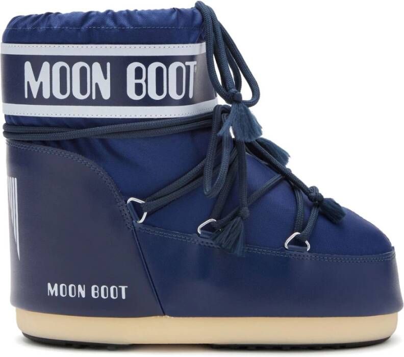 Moon boot Blauwe Icon Low Nylon Laarzen Blue Heren