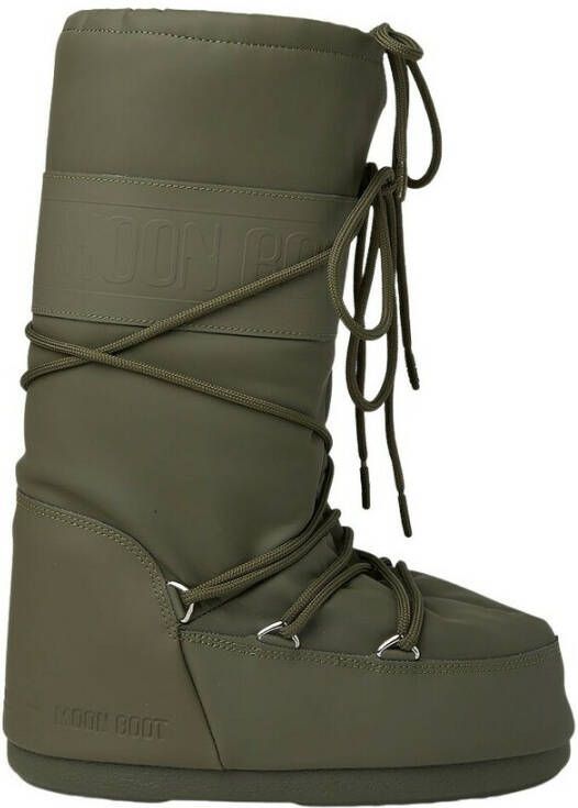 Moon boot Icoon Rubber Khaki Laarzen Green