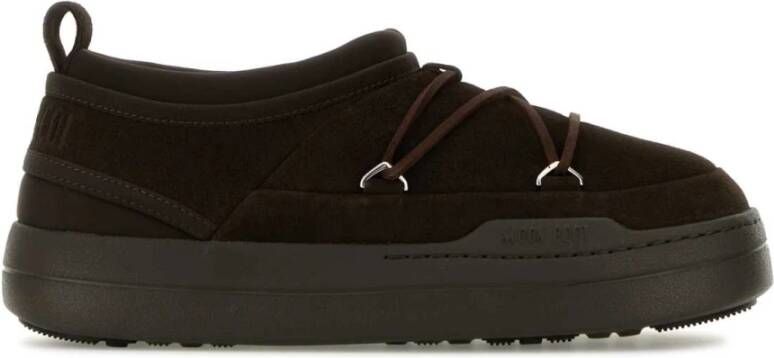 Moon boot Bruin suède Slip-Ons Park Icon Brown Heren