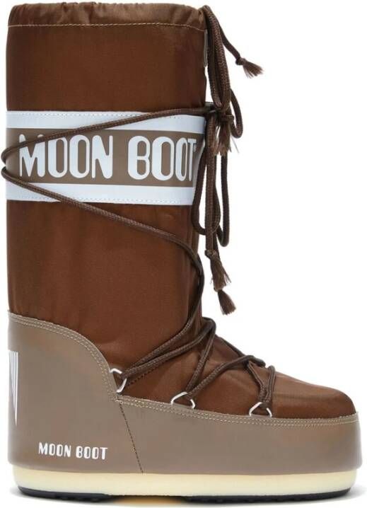 Moon boot Bruine Geïsoleerde Veterschoenen Brown Heren