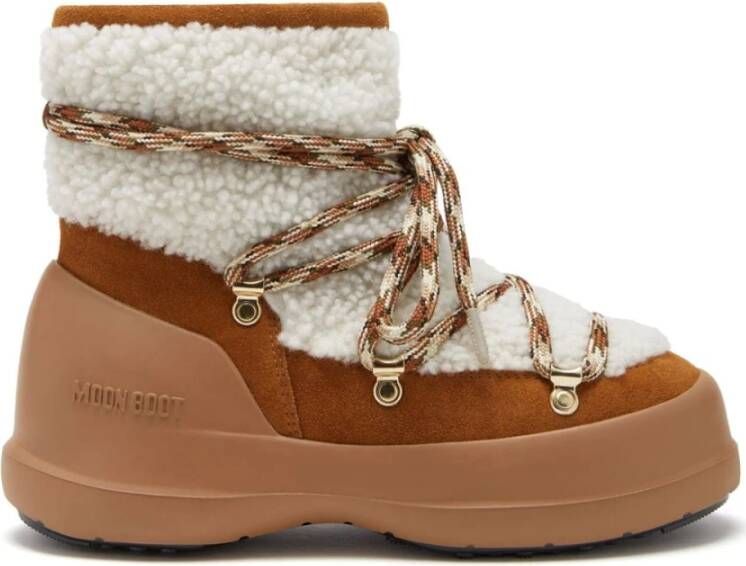 moon boot Bruine Shearling Instap Schoenen Brown Dames