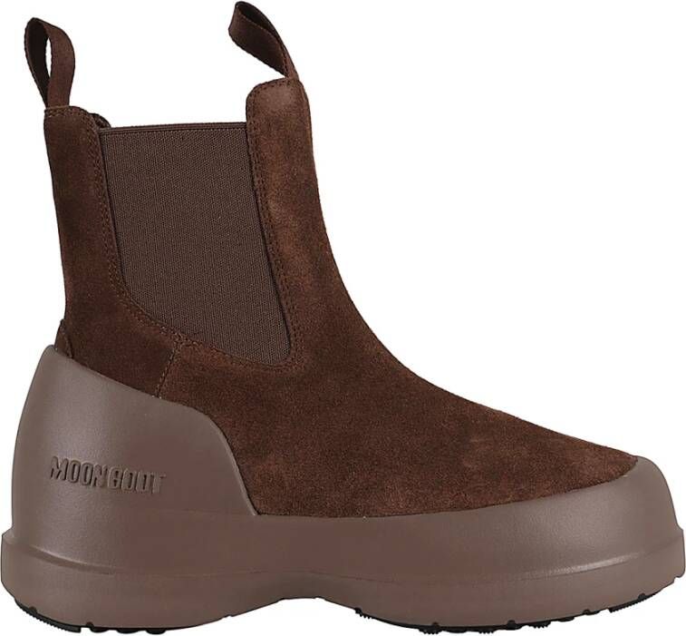 Moon boot Chelsea Suede City Capsule Laarzen Brown Dames