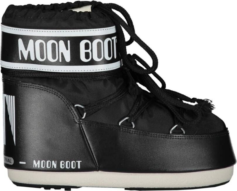 Moon boot Contrasterende Logo Sneeuwlaarzen Black Dames