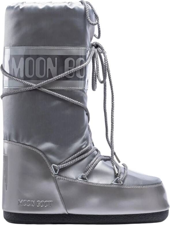 Moon boot Icon Glance PVC Zilveren Laarzen Gray Dames