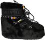 Moon boot Faux Fur Beads Iconic Lage Laarzen Black Dames - Thumbnail 1