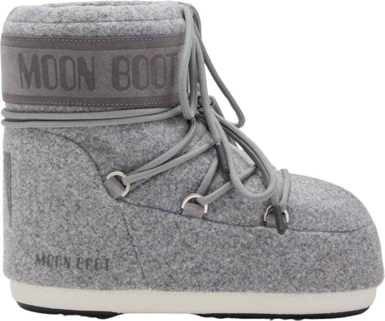 moon boot Faux Fur Beads Winterlaarzen Gray Dames