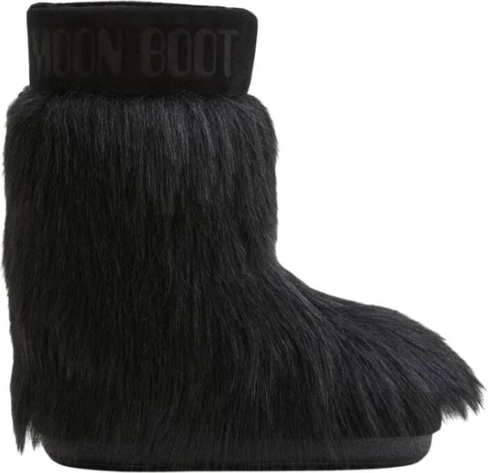 Moon boot Faux Fur Yeti Mid Laarzen Black Dames