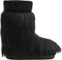 Moon boot Faux Fur Yeti Mid Laarzen Black Dames - Thumbnail 1