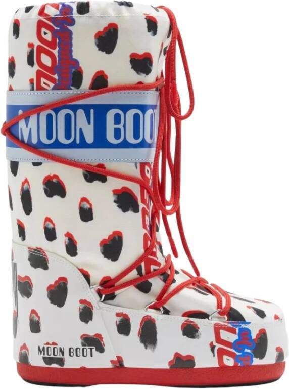 Moon boot Gestreepte Sneeuwlaarzen Icon Multicolor Dames