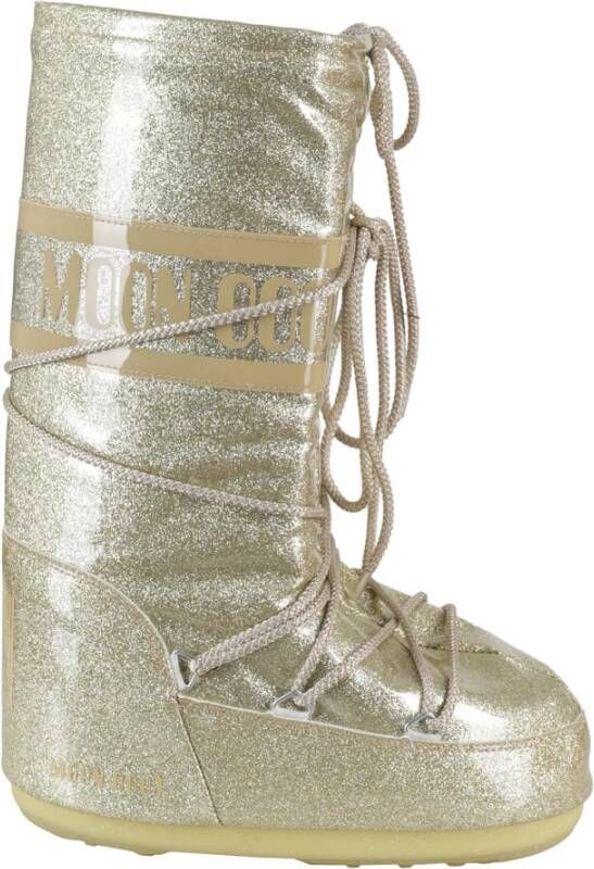 Moon boot Glitter Icon Winterlaarzen Yellow Dames