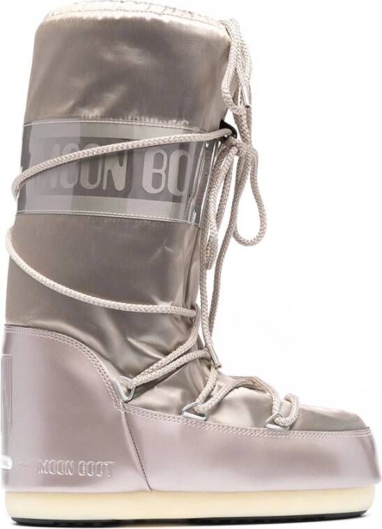 moon boot Gouden waterdichte gevoerde laarzen Gray Dames