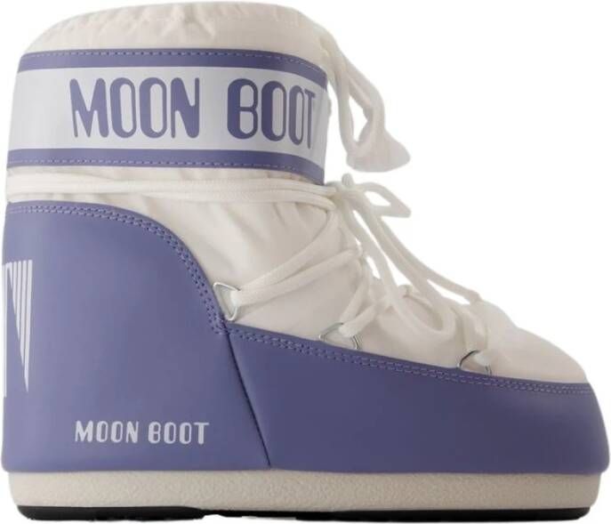 Moon boot Grijs Wit Synthetische Lage Laarzen Gray Dames