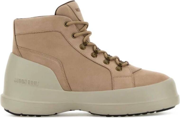 Moon boot Grijze Luna Trek Sneakers Beige Dames