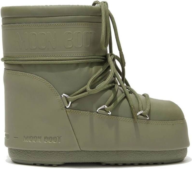 Moon boot Groene Icon Low Rubberlaarzen Green Heren