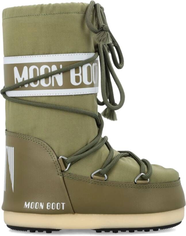 Moon boot Icon High Nylon Boots Green Dames