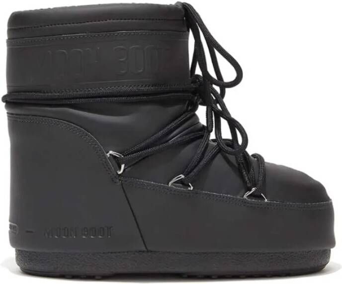 moon boot Icon Low Nero Gomma Design Winterschoenen Black Dames