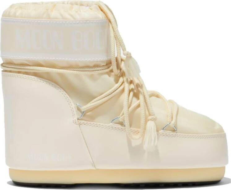 moon boot Icon Low Nylon Sneakers Beige Dames