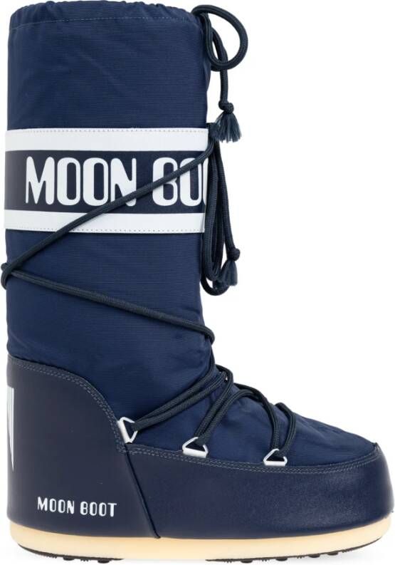 Moon boot Blauwe Waterafstotende Gevoerde Winterlaarzen Blue