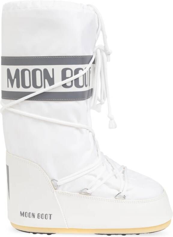 moon boot Icon Nylon Sneeuwlaarzen White Dames