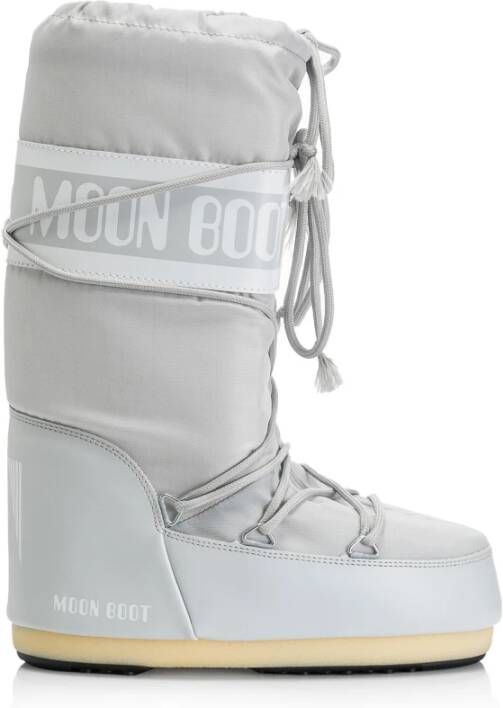 Moon boot Nylon Glacier Grey Winter Boots Roze Unisex