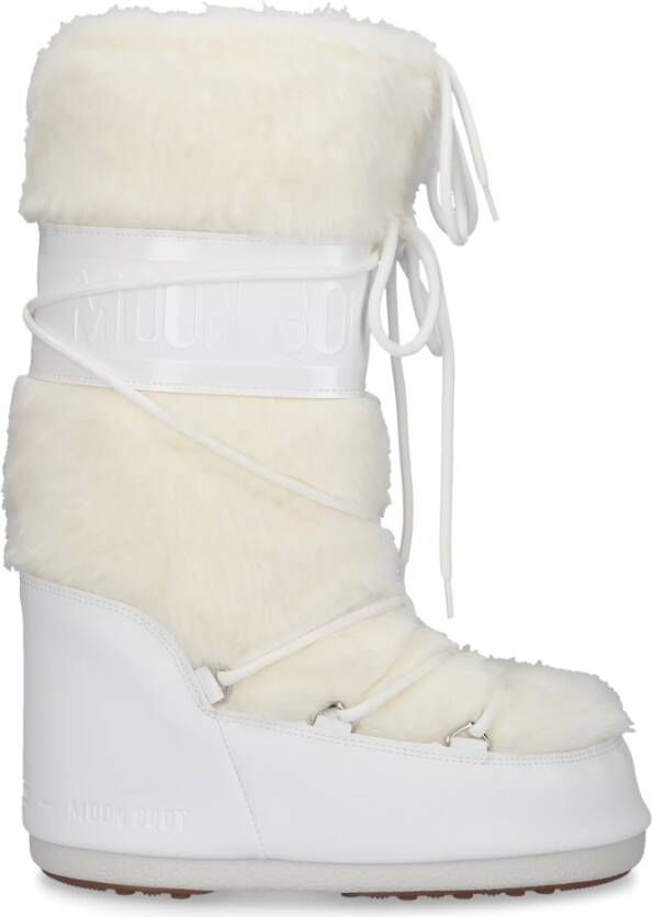 Moon boot Icon Winterlaarzen met Kunstfell White Dames