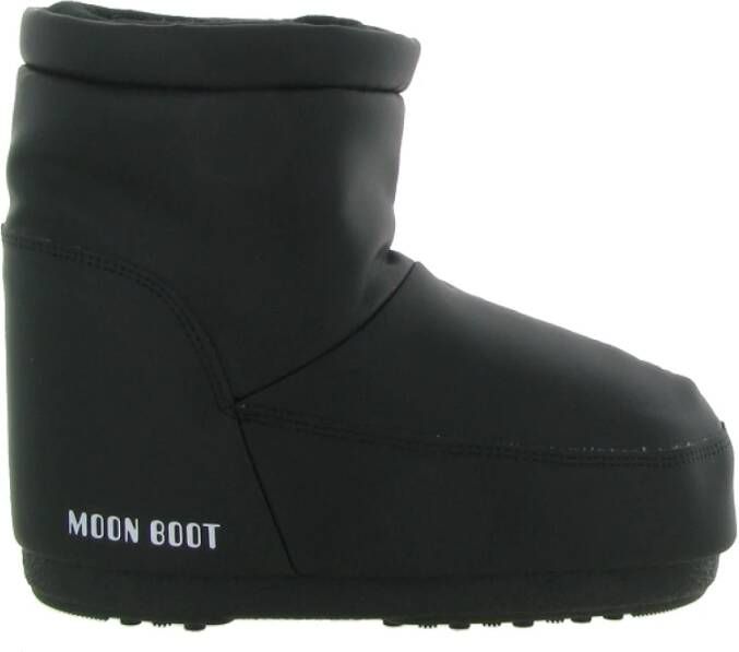 Moon boot Iconische Lage Rubberen Winterlaarzen Black Dames