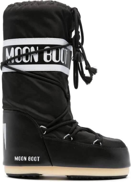 moon boot Iconische Nylon Winterlaarzen Black Dames