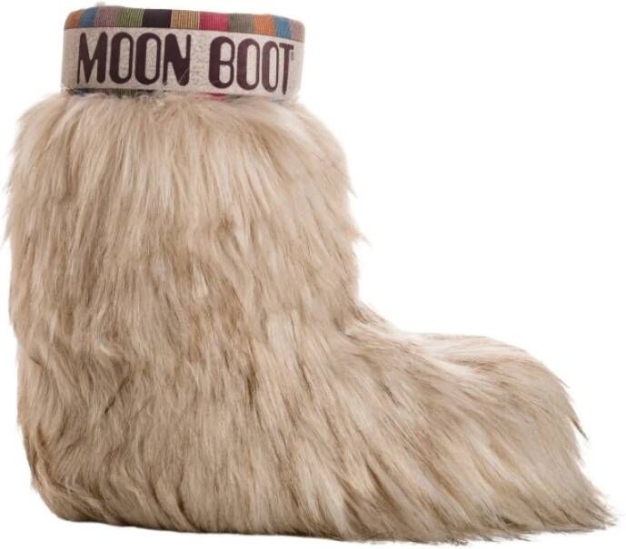 Moon boot Iconische Yeti Winterlaarzen Beige Dames