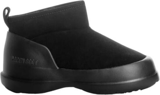 Moon boot Imitatiebont Waterdichte Winterlaarzen Black Heren