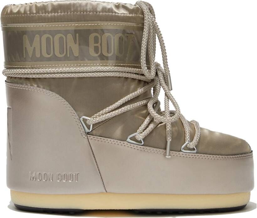 Moon boot Lage Glans Platinum Icon Laarzen Beige Dames