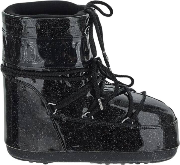 moon boot Lage Glitter Icon Schoen Black Dames