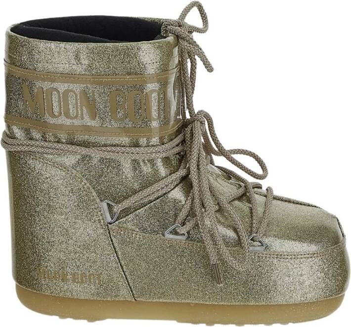 moon boot Lage Glitter Icon Schoen Gray Dames