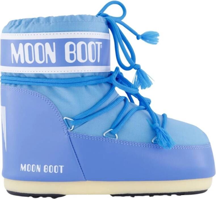 moon boot Lage Nylon Iconische Winterlaarzen Blue Dames