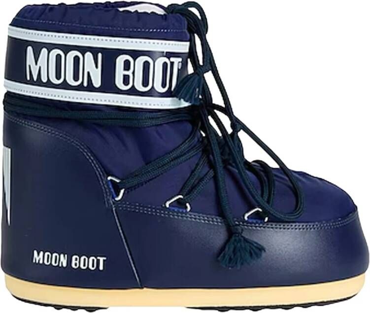 moon boot Lage Nylon Iconische Winterlaarzen Blue Dames