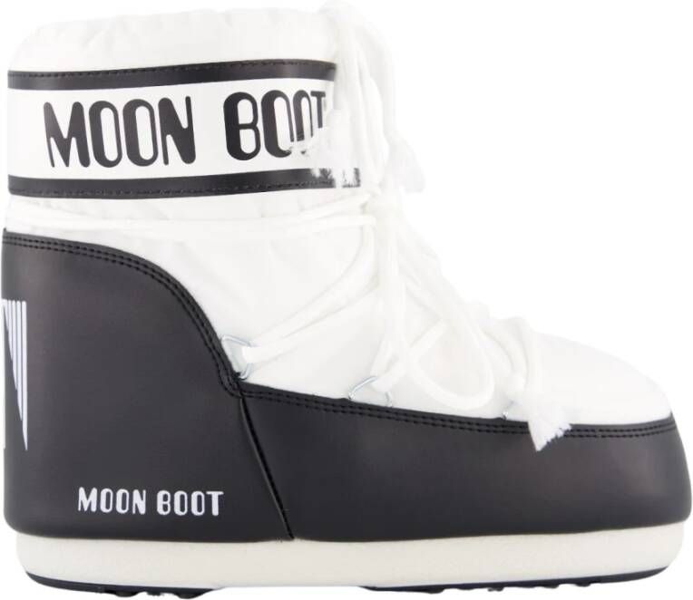 moon boot Lage Nylon Iconische Winterlaarzen White Dames