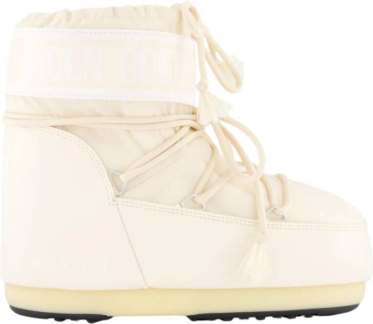 moon boot Lage Nylon Iconische Winterlaarzen White Dames