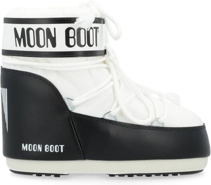 Moon boot Lage Nylon Witte Icoonlaarzen White Dames